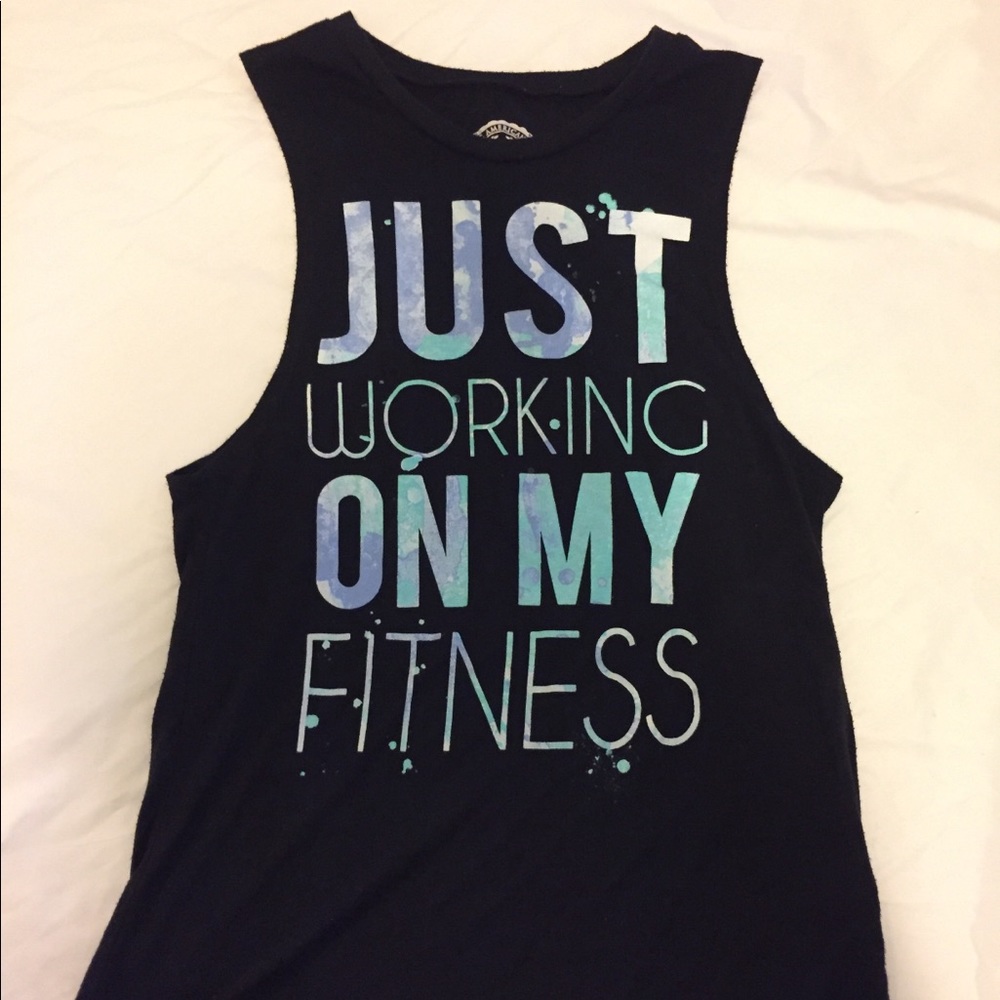 Black Workout tank top ♡ Size S (juniors)